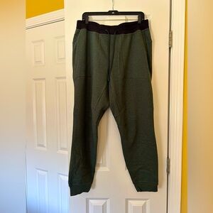 Lululemon At Ease Green Joggers